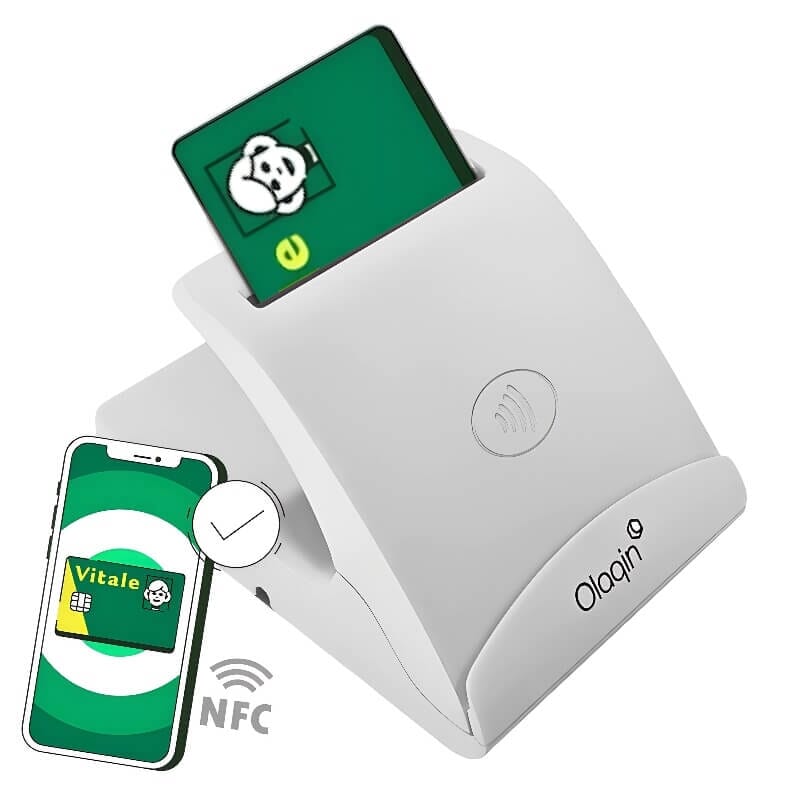 Lecteur Carte Vitale Nfc - SET-2 Contactless de Olaqin