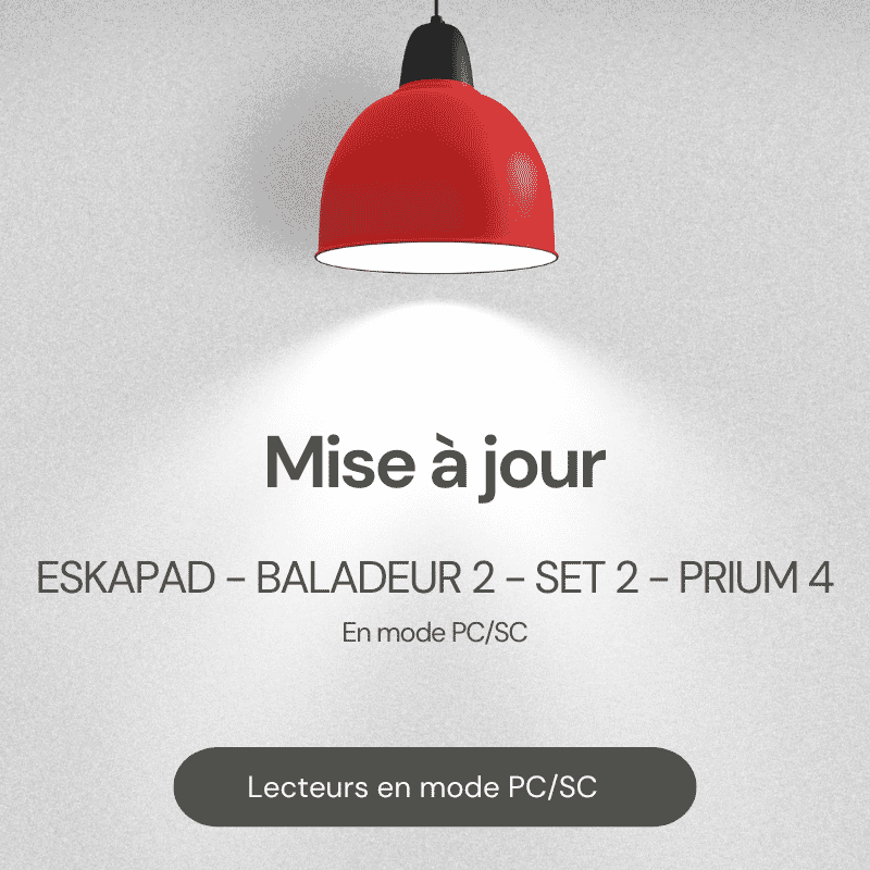 Mise à jour lecteur pour mode PC/SC