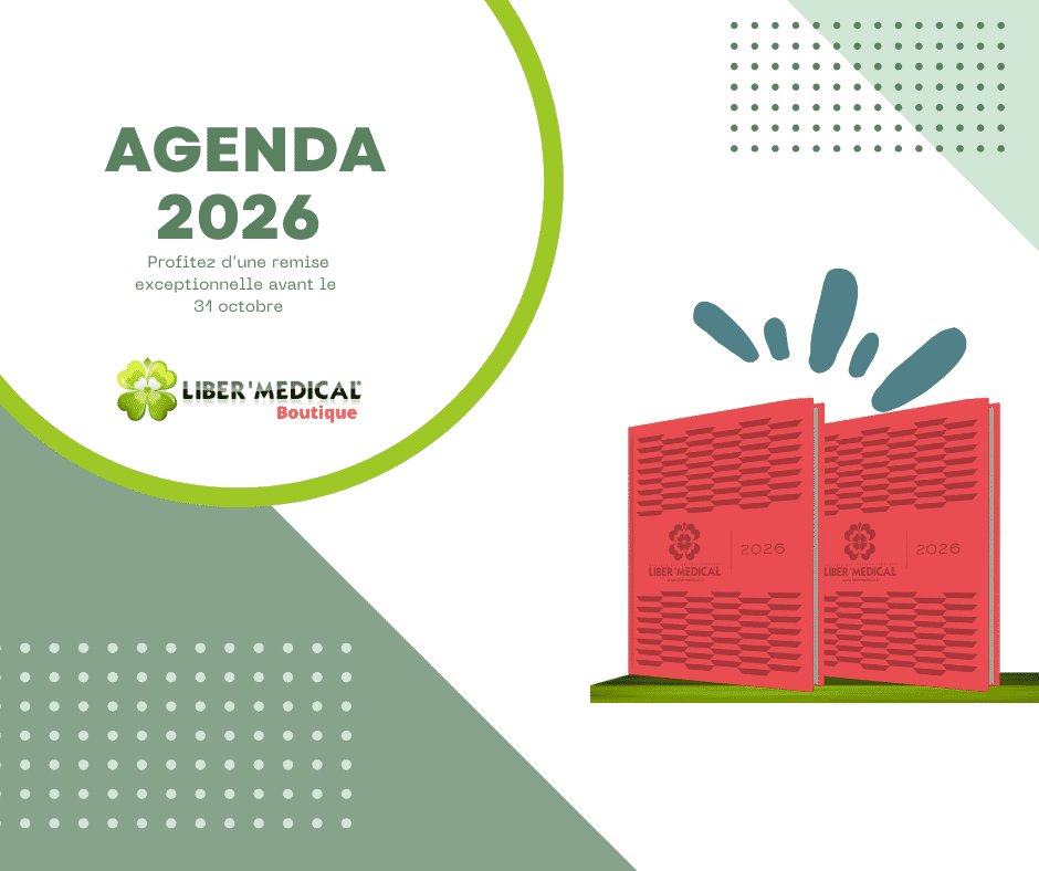 Agenda semainier année 2026 | Par 1/4 HEURE