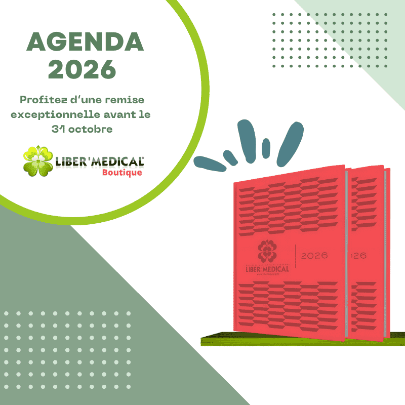 Agenda semainier année 2026 | Par 1/4 HEURE