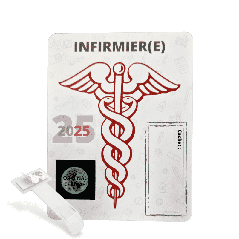 Caducée Infirmier - Infirmière libérale - 2025